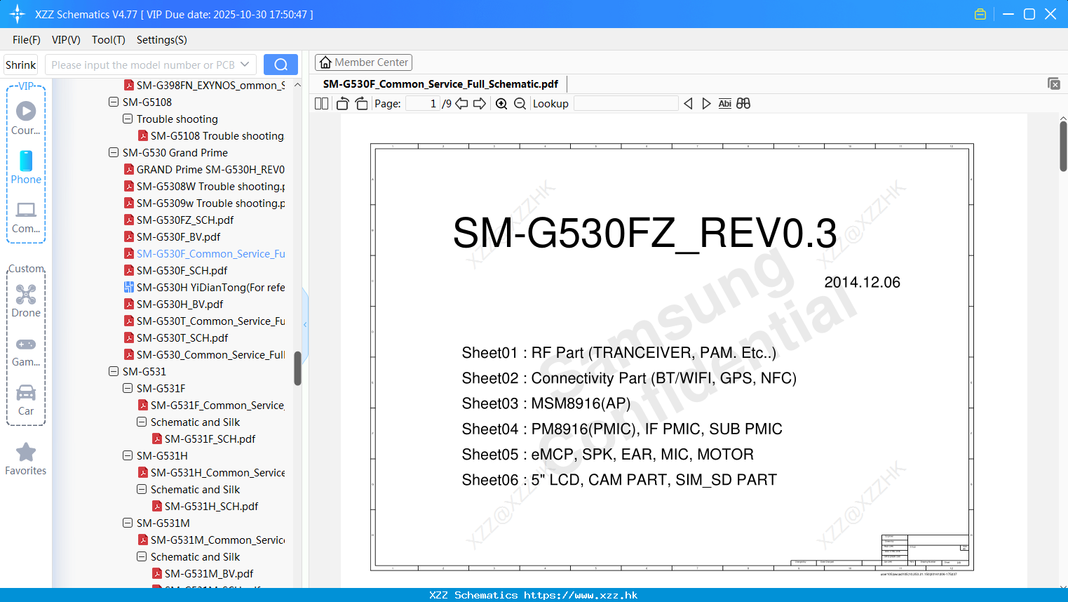Samsung SM-G530F_Common_Service_Full_Schematic